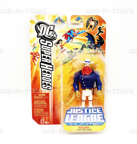 DC Superheroes Justice League Unlimited Vigilante Figure 2006 Mattel #J5162 NRFP