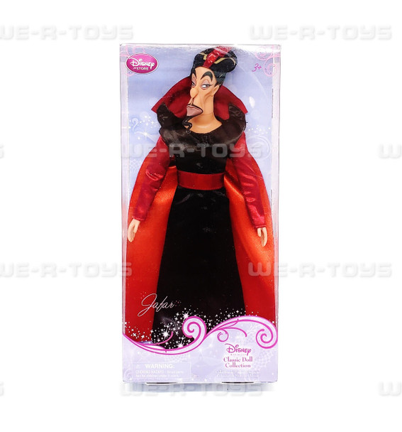 Disney Princess Classic Doll Collection Jafar Doll Disney Store NEW