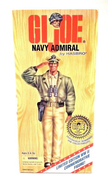 G.I. Joe Navy Admiral AA WWII 50th anniversary Commemorative Edition Figure