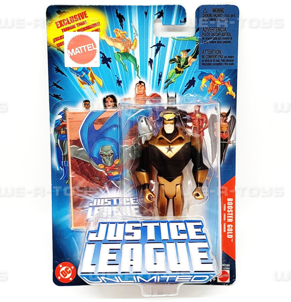 DC Justice League Unlimited Booster Gold Action Figure Mattel #H2588 NEW