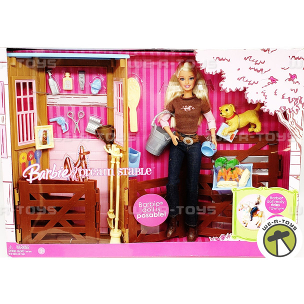 Barbie Dream Stable Doll & Play Set Mattel 2006 #J9489 NEW