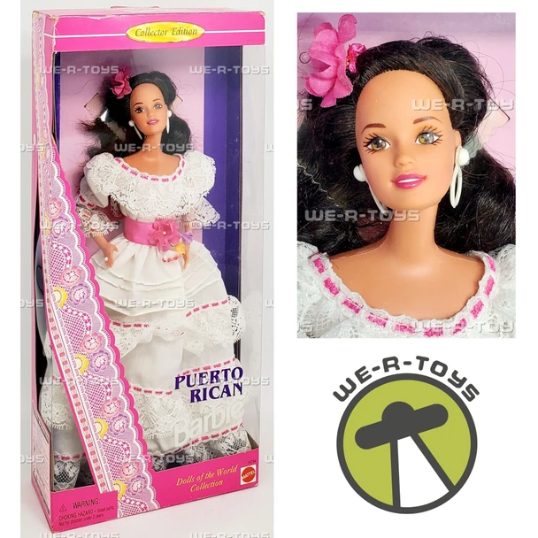 Barbie Dolls of the World Collection Puerto Rican Doll 1996 Mattel #16754