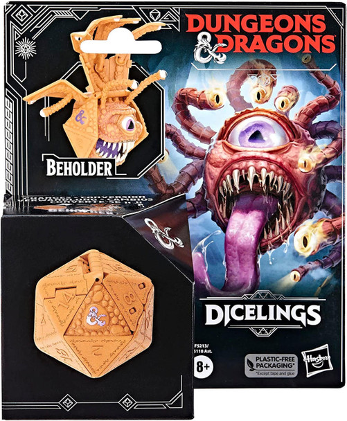 Dungeons & Dragons Dicelings Beholder Monster Dice Converting Action Figure 2023