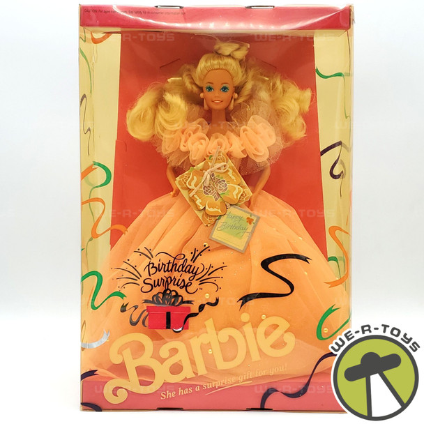 Birthday Surprise Barbie Doll She Has a Surprise for You 1991 Mattel 3679 NEW