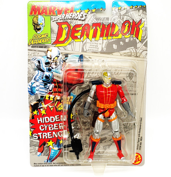 Marvel Super Heroes Cosmic Defenders Deathlok Action Figure 1992 ToyBiz #4834