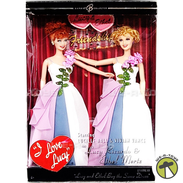Barbie Doll Lucy and Ethel Buy the Same Dress Dolls Episode 69 Mattel #K8670 NEW
