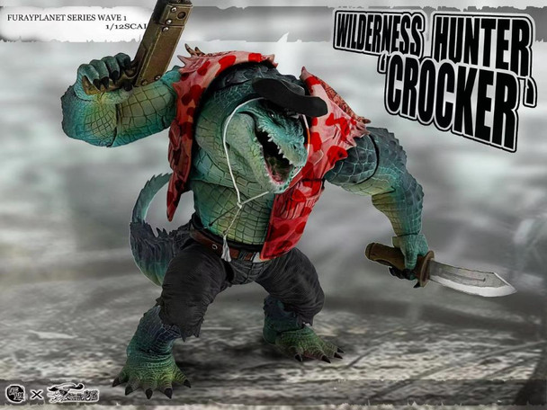 FuRay Planet Wilderness Hunter Crocker Figure Alternate Colors Exclusive NEW