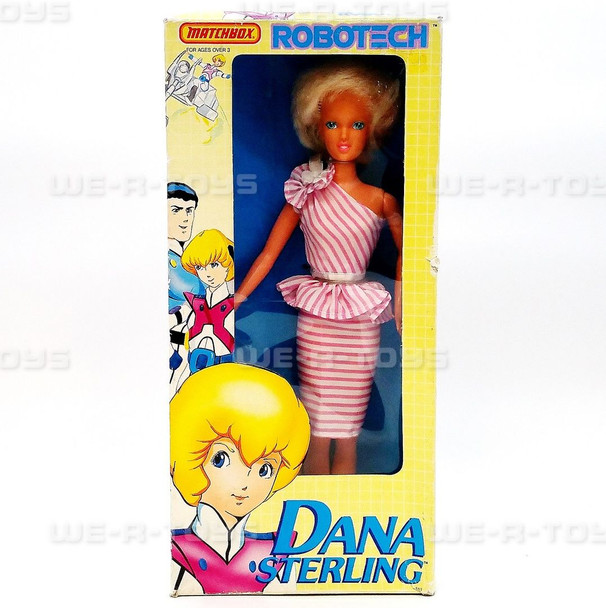 Robotech Dana Sterling Doll Matchbox Yellow Box Ed. 1985 #5103 NEW