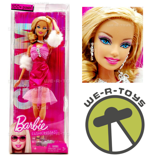 Barbie Fashionistas Glam Doll 2009 Mattel R9878