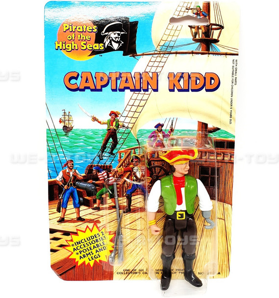 Pirates of the High Seas Captain Hook Action Figure Imperial Toy Corp #8043C