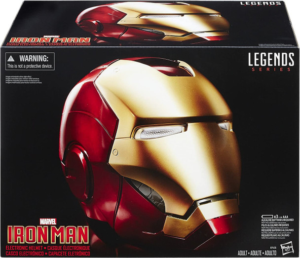 Marvel Legends Series Iron Man Electronic Helmet Hasbro B7435