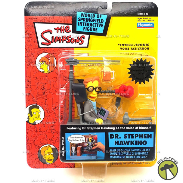 The Simpsons Dr. Stephen Hawking Interactive Figure 2003 Playmates #199456