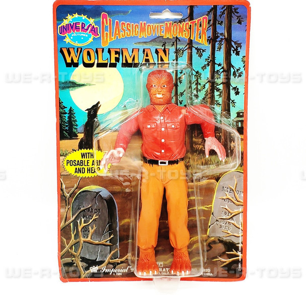 Wolfman Universal Pictures Classic Movie Monster Action Figure 1986 Imperial Toy