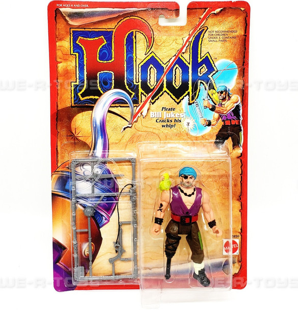 Hook Pirate Bill Jukes Action Figure 1991 Mattel #2859 NEW
