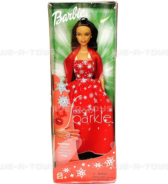 Barbie Season's Sparkle African American Doll 2001 Mattel 55199 NEW