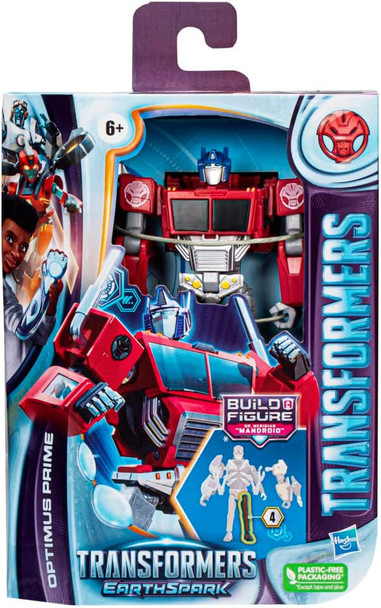 Transformers EarthSpark Deluxe Class Optimus Prime Action Figure Hasbro F6735