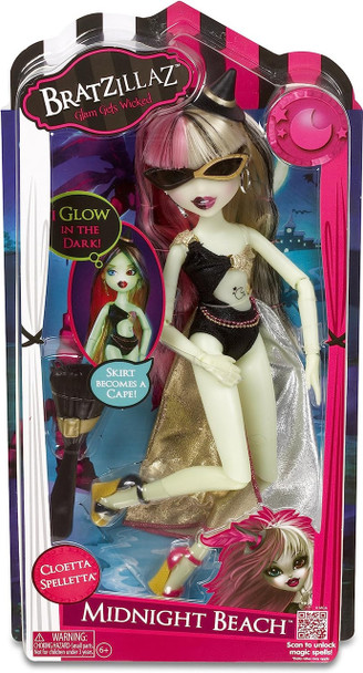 Bratzillaz Glam Gets Wicked Midnight Beach Cloetta Spelletta Doll MGA 2012