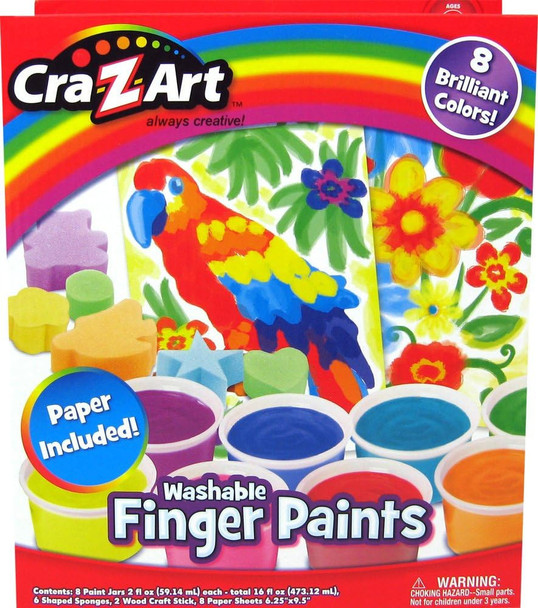 Cra-Z-Art Finger Paints (12406),Assorted
