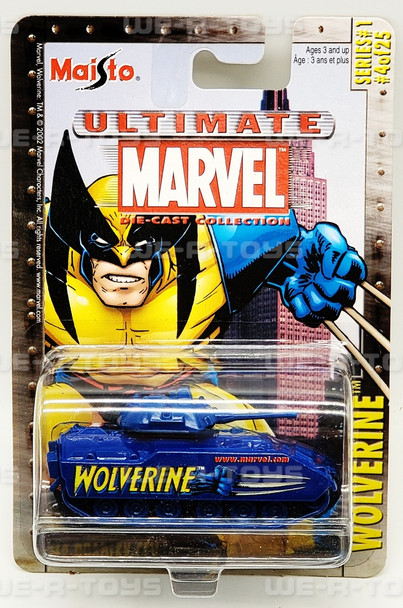 Maisto Ultimate Marvel Series 1 #4 Wolverine M3 Bradley CFV Die-Cast Tank NRFP