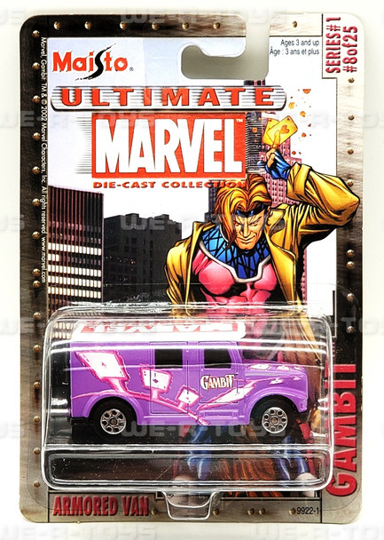 Maisto Ultimate Marvel Series 1 #8 Gambit Armored Van Die-Cast Vehicle NRFP