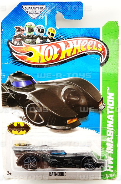 DC's Batman Hot Wheels Imagination 1989 Batmobile Die-Cast Vehicle 2013 NRFP