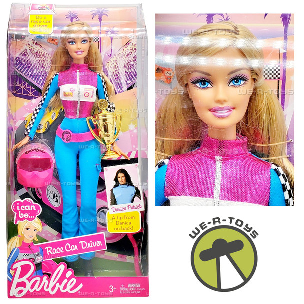 Barbie I Can Be... Race Car Driver Doll 2009 Mattel R4230