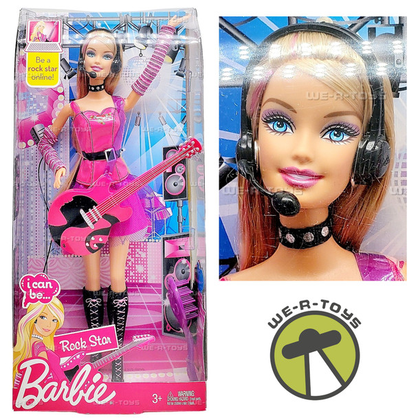 Barbie I Can Be... Rock Star Doll 2009 Mattel R4229