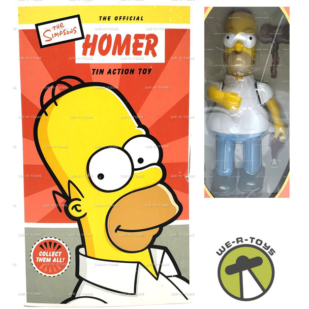 The Simpsons Homer Tin Action Toy Figure 2002 Rocket USA