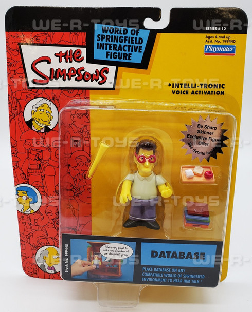 The Simpsons World of Springfield Database Action Figure 2003 Playmates 199445