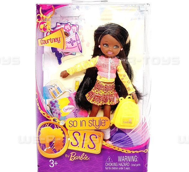 Barbie So in Style S.I.S Courtney African American Doll 2009 Mattel #P8826 NEW