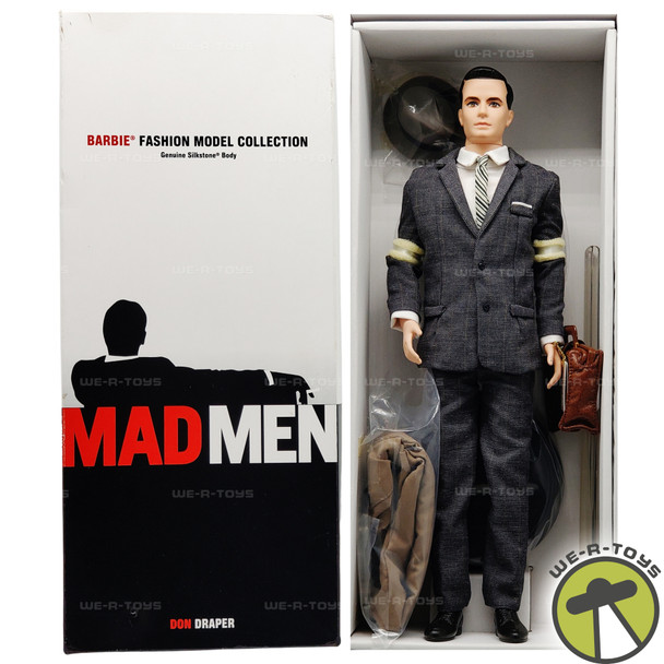 Barbie Collector Mad Men Collection Don Draper Doll 2010 Mattel R4536 NEW