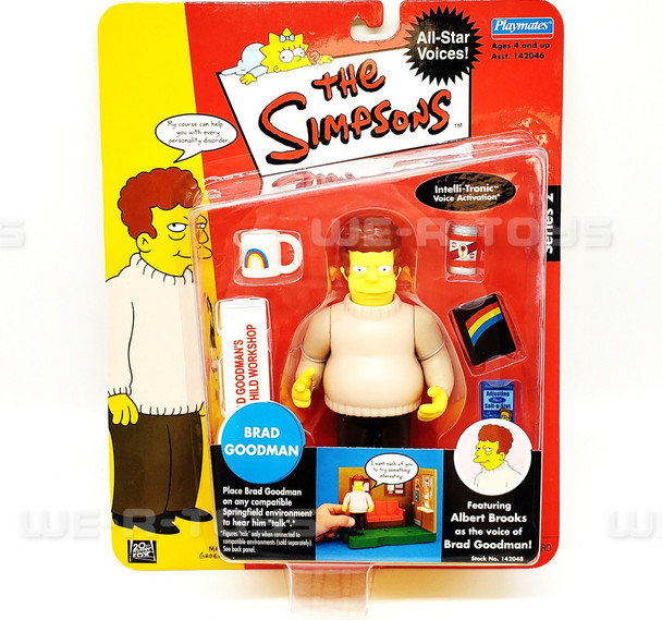 The Simpsons All-Star Voices Interactive Figure Brad Goodman #142048 Playmates