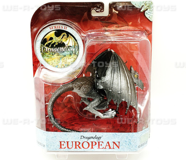 Dragonology Series II European Dragon Figure 2006 Sababa Toys #1714 NEW