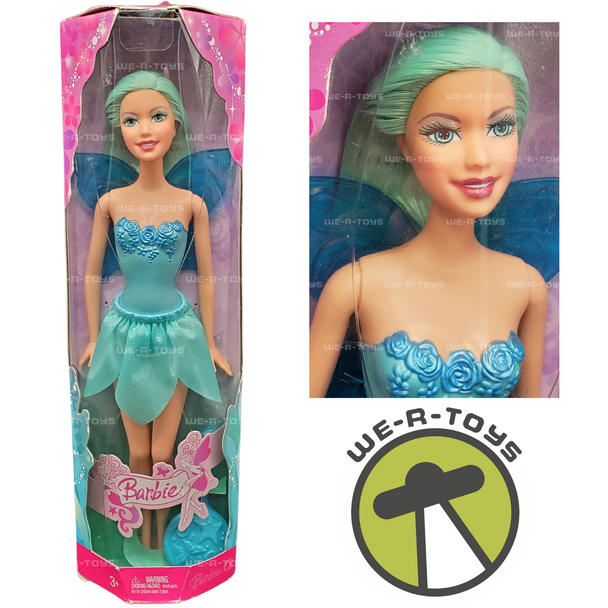 Barbie Fairy Fun Doll Blue 2007 Mattel M3361 NRFB We R Toys
