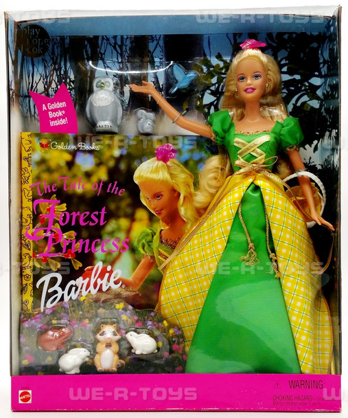 Barbie Tale of The Forest Princess Golden Books 2000 Mattel 29458