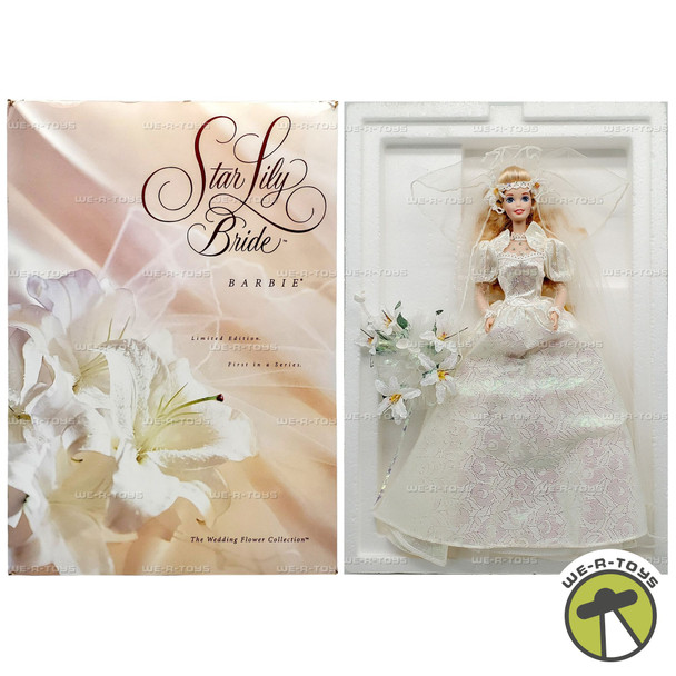 Barbie Starlily Bride Porcelain Doll 1994 Mattel No. 12953-0910