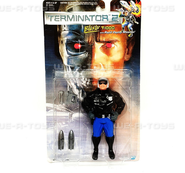 Terminator 2 Blaster T-1000 Action Figure With Rapid Deploy Missiles Kenner