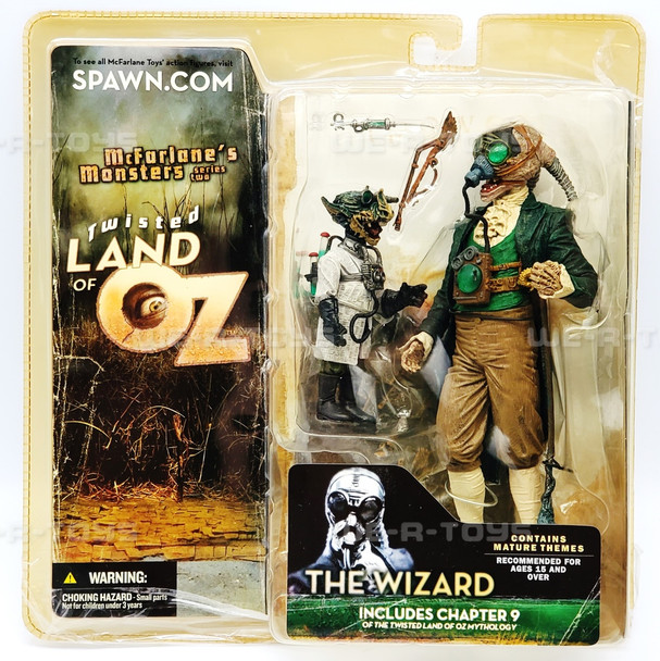 McFarlane's Monsters Series 2 Twisted Land of Oz The Wizard Action Figure NRFP