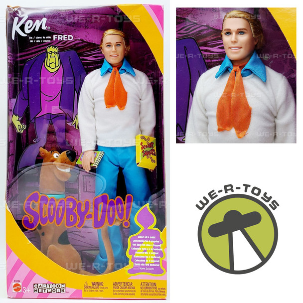 Barbie Ken Doll As Fred in Scooby-Doo! Mattel 2002 #B3284 NRFB