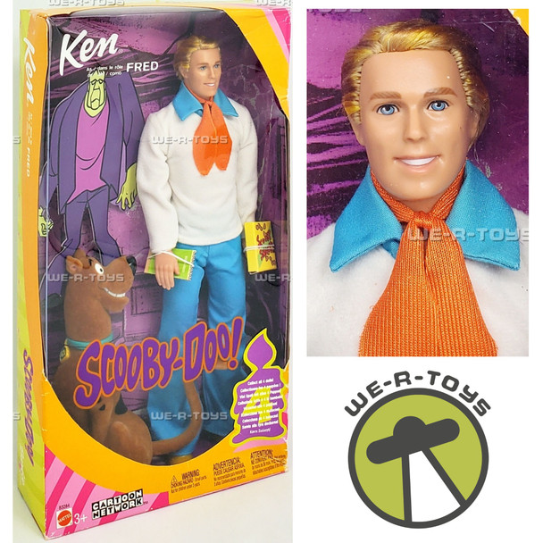 Barbie Ken Doll As Fred in Scooby-Doo! and Scooby 2002 Mattel B3284