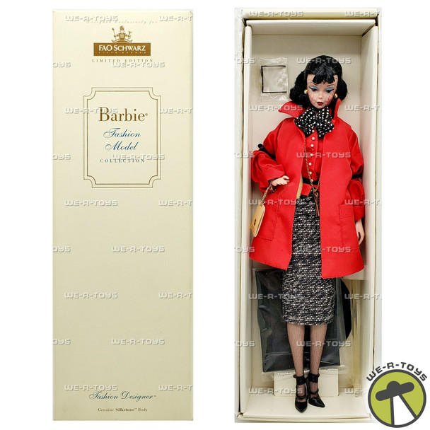 Barbie BFMC Fashion Designer Genuine Silkstone Doll FAO Schwarz Exclusive 2001