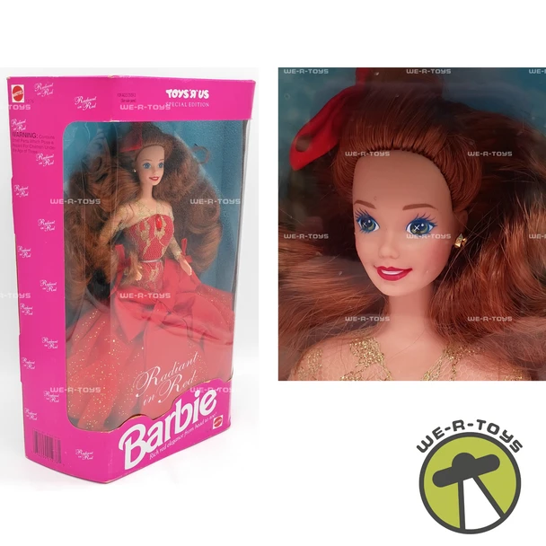 Barbie Radiant in Red Toys R Us Special Edition Doll 1992 Mattel #1276