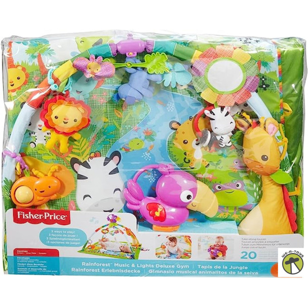 Fisher-Price Rainforest Music & Lights Deluxe Infant Gym