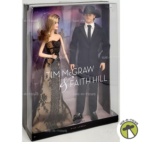 Barbie Tim McGraw & Faith Hill Barbie Doll Set Pink Label 2011 Mattel T7904 New