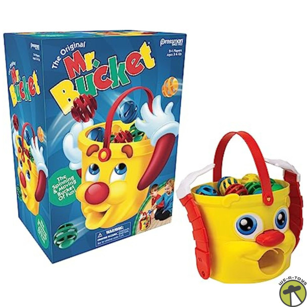 Mr. Bucket Game The Spinning & Moving Bucket of Fun! by Pressman Multi Color