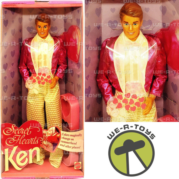 Barbie Secret Hearts Ken Doll 1992 Mattel #7988 NEW