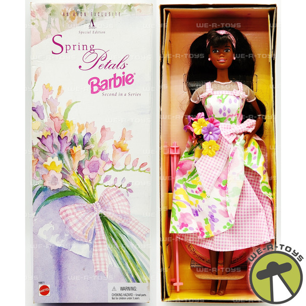 Spring Petals Barbie Doll African American Special Edition Avon Exclusive Mattel