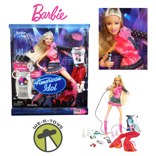 American Idol Barbie Doll with Working Mini Karaoke Machine 2004 Mattel G7997