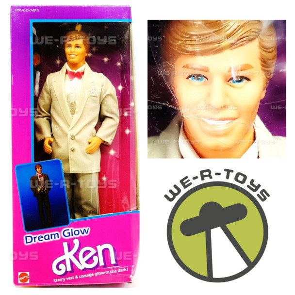 Barbie Dream Glow Ken Doll Mattel 1985 #2250 NRFB (2)