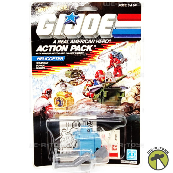 G.I. Joe GI Joe ARAH 1988 Action Pack Helicopter With Windup Motor & On/Off Switch Hasbro